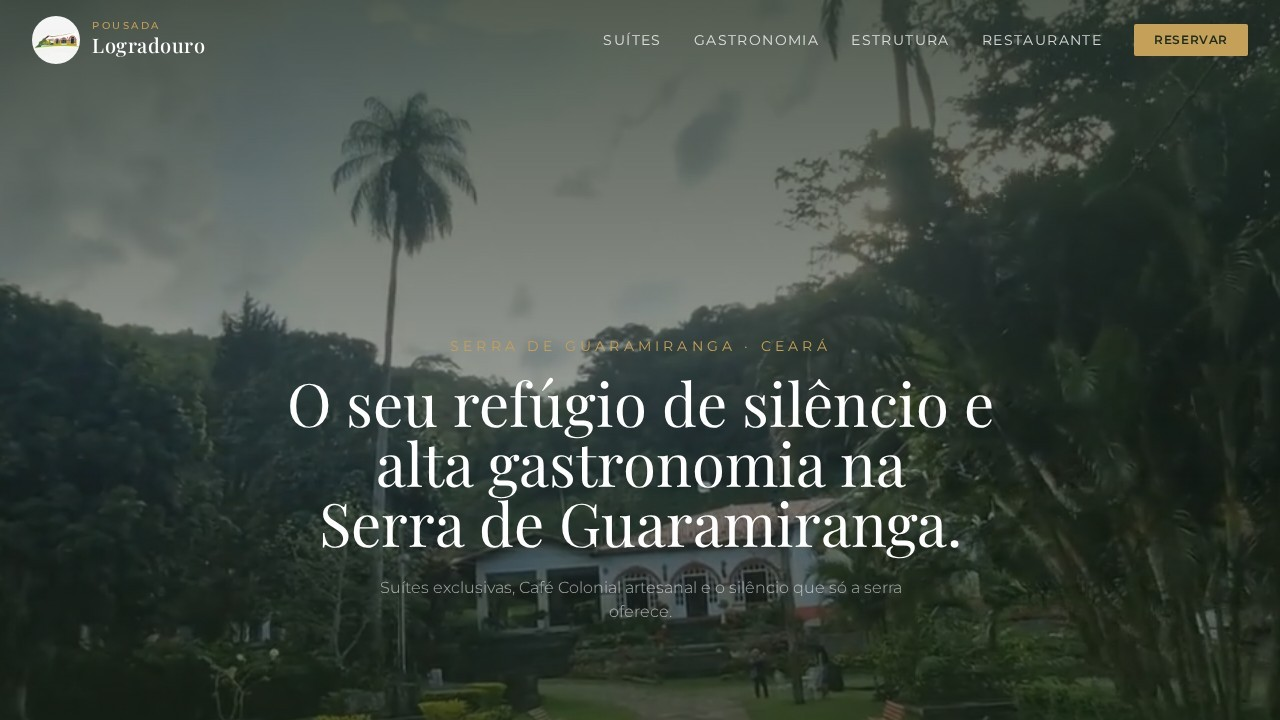 Preview do site Pousada Logradouro